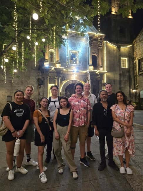 A Night in Old Manila: Intramuros Walking Tour - Manila Cathedral and the church district