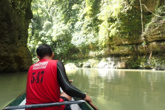 Amazing Pagsanjan Falls with Authentic filipino lunch Plus Transfers frm manila</em> – Why Pagsanjan Falls makes a good day trip from Manila’ /></p>
<p><p>Manila can be exciting, but it can also wear you down. Pagsanjan offers a sharp change of pace: roads through the countryside, a river framed by thick greenery, and a waterfall reached by boat rather than by a simple roadside stop.</p>
</p>
<p><p>The appeal is not only the waterfall. The upstream canoe ride gives the outing its character. You are not simply driven to a viewpoint, given a few minutes for photographs, and sent home. The river is part of the event, and the boatmen do the hard work of moving the canoe upstream.</p>
</p>
<p><p>That makes this a good choice if you want a day outside the city but do not want to arrange several separate pieces yourself. The air-conditioned vehicle handles the Manila connection, the local boatmen handle the river, and lunch is included.</p>
</p>
<p><p>The rating of 4.8 from 44 reviews, along with a 93 percent recommendation rate, suggests that the overall experience works well for most people. Still, the river decides what happens. A waterfall trip is never quite as fixed as a museum visit.</p>
</p>
<div class="twil" style="margin: 20px 0; padding: 15px 0;"><p>More Waterfall Tours in Manila</p><ul style="margin: 10px 0; padding-left: 0; list-style: none;"><li style="margin: 0 0 12px 0; padding: 0 0 12px 0; border-bottom: 1px solid #eee; line-height: 1.4;"><a href="https://philippinesescapes.com/from-manila-pagsanjan-falls-day-tour/">From Manila: Pagsanjan Falls Day Tour</a><br><span style="font-size: 0.82em; color: #555;"><span style="color: #E0A000;">★</span> 4.5 &nbsp;&middot;&nbsp; 88 reviews</span></li><li style="margin: 0 0 12px 0; padding: 0 0 12px 0; border-bottom: 1px solid #eee; line-height: 1.4;"><a href="https://philippinesescapes.com/private-tour-amazing-taal-volcano-pagsanjan-falls-tour-2in1/">Private Tour: Amazing Taal Volcano & Pagsanjan Falls Tour (2in1)</a><br><span style="font-size: 0.82em; color: #555;"><span style="color: #E0A000;">★</span> 4.5 &nbsp;&middot;&nbsp; 69 reviews</span></li><li style="margin: 0; padding: 0; border-bottom: none; line-height: 1.4;"><a href="https://philippinesescapes.com/from-manila-majestic-pagsanjan-falls-adventure/">From Manila: Majestic Pagsanjan Falls Adventure</a><br><span style="font-size: 0.82em; color: #555;"><span style="color: #E0A000;">★</span> 4.4 &nbsp;&middot;&nbsp; 59 reviews</span></li></ul></div><h2 id="the-early-start-and-the-road-to-the-river">The early start and the road to the river</h2>
<p><img width="594" height="446" decoding="async" src=