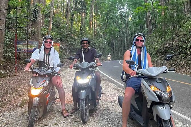 Bohol Full Day Waterfall & Countryside Scooter Tour - Panga Falls brings the first swim