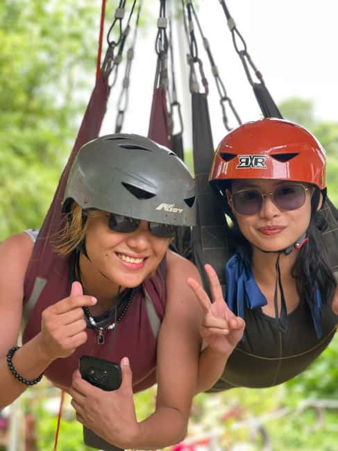 Boracay: ATV, Sky Bike and Zipline Adventure with Pickup - ATV Trails, Muddy Paths, and Mainland Backroads