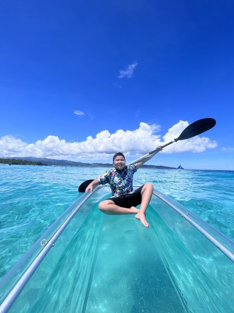 Boracay - Crystal Kayak phot-op Experience - Who Will Like This Most