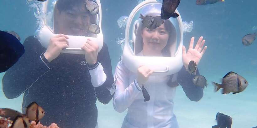 Boracay: Helmet Diving Experience with Photos and Videos - Meeting at White Beach in Front of Astoria