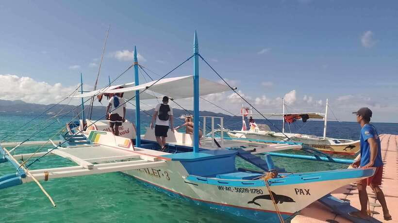 Boracay Island Hopping Experience - Seeing Boracay from a small boat