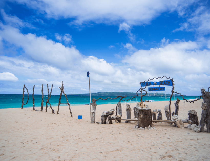 Boracay: Island Hopping with Lunch, Helmet Diving & ATV - Magic Island adds a choice, not a compulsory stop