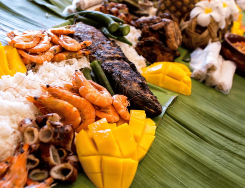 Boracay: Island Hopping with Lunch, Helmet Diving & ATV - Tambisaan Beach is the lunch break