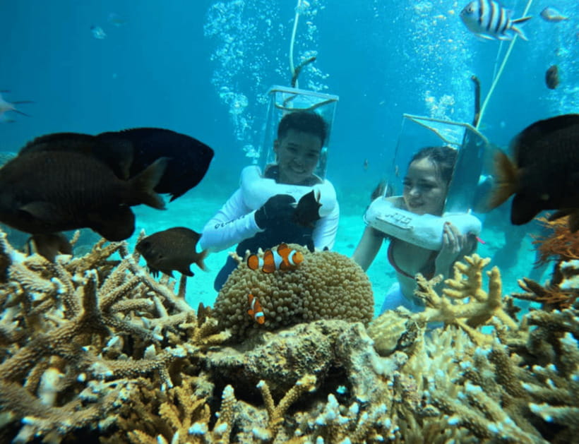 Boracay: Island Hopping with Lunch, Helmet Diving & ATV - The mainland ATV ride changes the mood