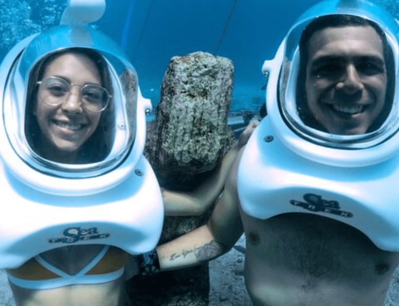 Boracay: Island Hopping with Lunch, Helmet Diving & ATV - Starting at Astoria Boracay or Bolabog Beach