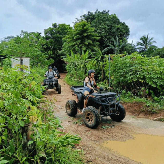 Boracay: Island Hopping with Lunch, Mainland ATV and Zipline - Starting at Astoria Station 1 or Bolabog Beach