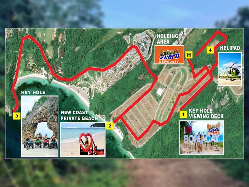 Boracay: Newcoast ATV Tour with Local Guide - Keyhole Rock Formation, a natural photo stop