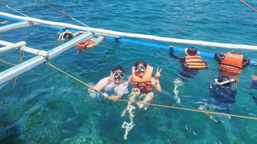 Boracay: Private Island Boat Tour and Lunch with Seaview - Tambisaan Beach lunch with a view