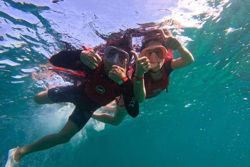 Boracay: Red Whale Party Cruise w/ Snacks & Water Activities - Snorkeling and freediving in designated areas