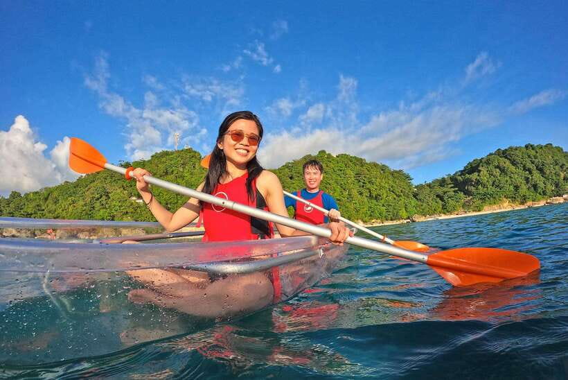 Boracay: Red Whale Party Cruise w/ Snacks & Water Activities - Kayaks, paddleboards, and the waterslide