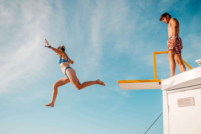 Boracay: Sunset Cruise Boat Party by Haqqy Life - Swimming for about an hour