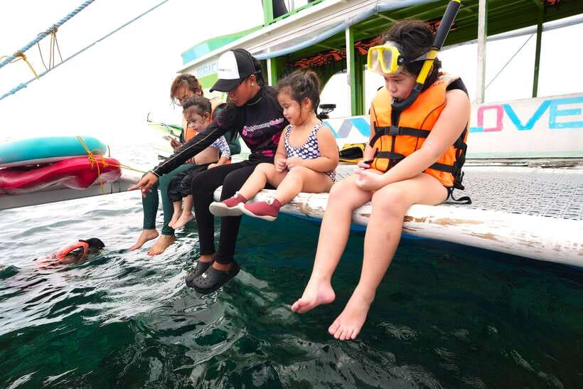 Boracay: Sunset Cruise with Water Activities - Mermaid photos, giant floats, and onboard massage
