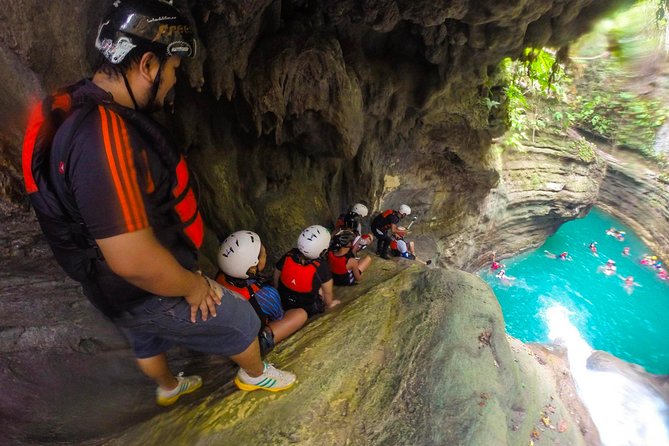 Canyoneering in Kawasan Badian Tour with Lunch & Transportation - Getting fitted out at the Badian office