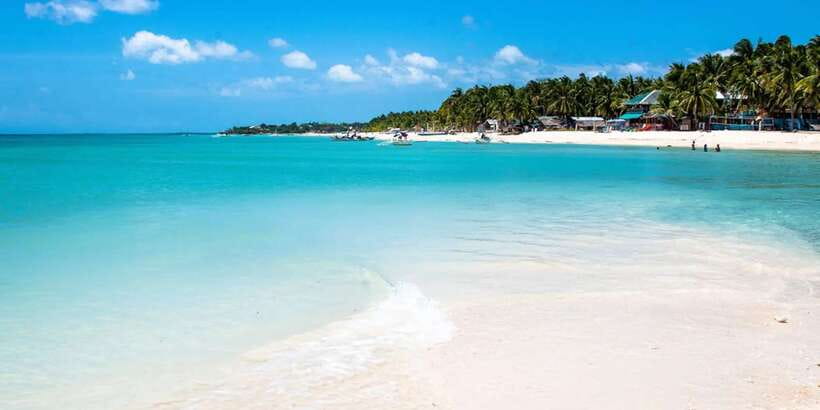 Cebu: Bantayan Island and Virgin Island Hopping Day Tour - German Ruins and the choice to jump or watch