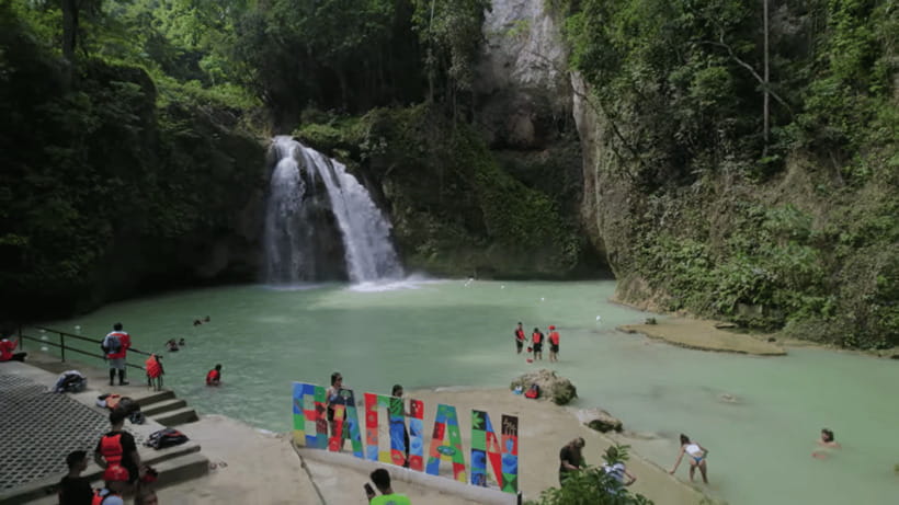 Cebu: Inambakan, Kawasan, and Mantayupan Waterfalls Tour - Inambakan Falls: a calm first stop in Ginatilan