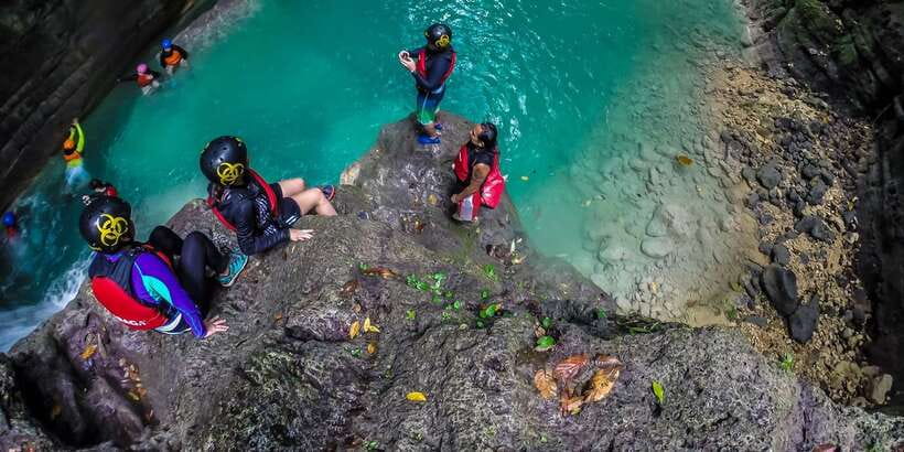 Cebu: Kawasan Falls Canyoneering & Cliff Jump Private Tour - Through the Badian River canyon