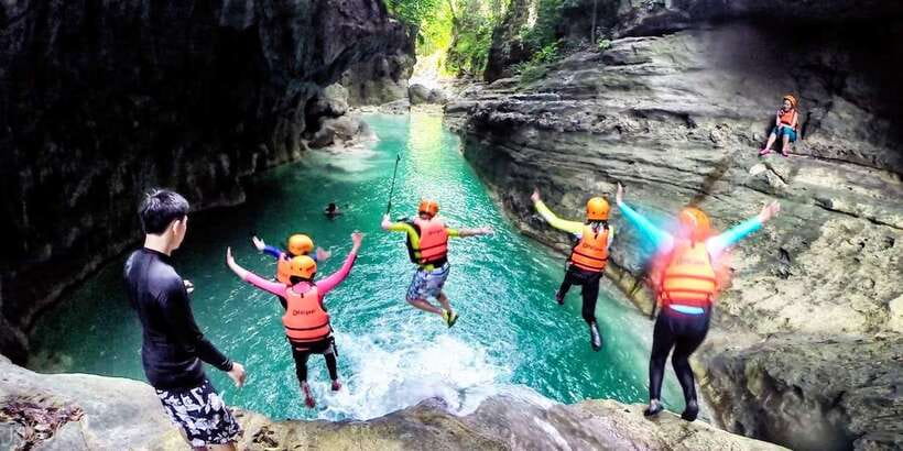 Cebu: Moalboal Sardines & Turtle Snorkeling and Canyoneering - What the $150 price includes