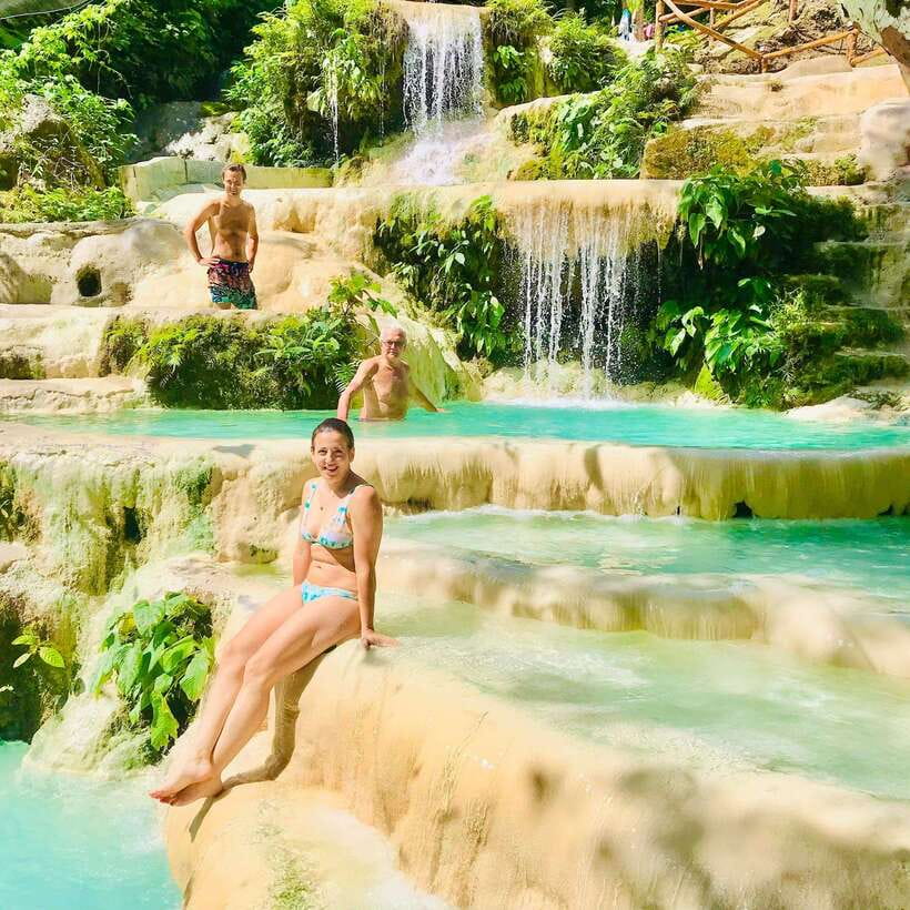 Cebu: Oslob Whale Shark, Simala Church & Ka Treasure Argao - Cooling off at Ka Treasure Water Terraces