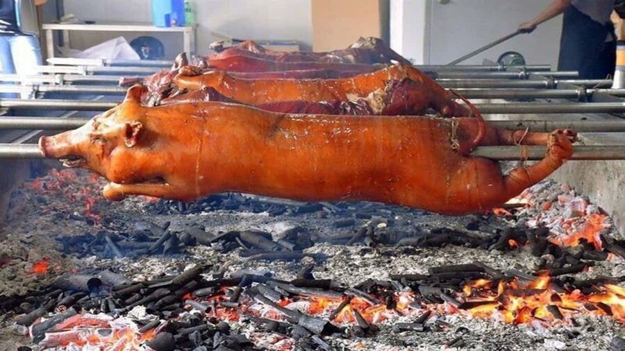 Cebu Oslob Whaleshark, Tumalog Falls&Sumilon Island(Private) - Carcar lechon is an optional local bite