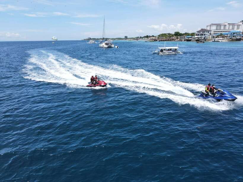 Cebu: Snorkeling + 3 Water Activity Tour - Jetski for speed and wakeboarding for a challenge