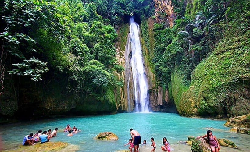 Cebu South Falls: Mantayupan, Kawasan, Inambakan & Aguinid - Inambakan Falls: the day’s most active highlight