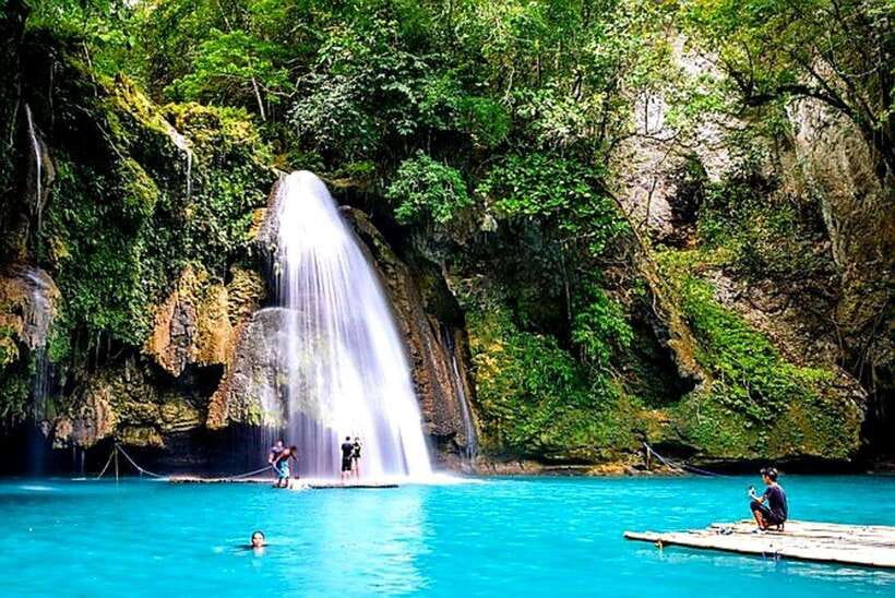 Cebu South Falls: Mantayupan, Kawasan, Inambakan & Aguinid - Mantayupan Falls: a strong first stop