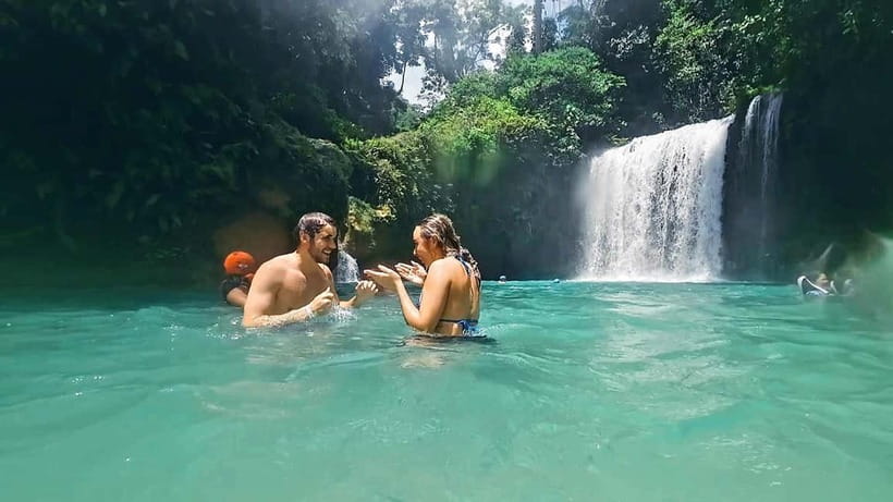 Cebu: Whale Shark Swim and Kawasan Canyoneering Tour - What the water adventure feels like