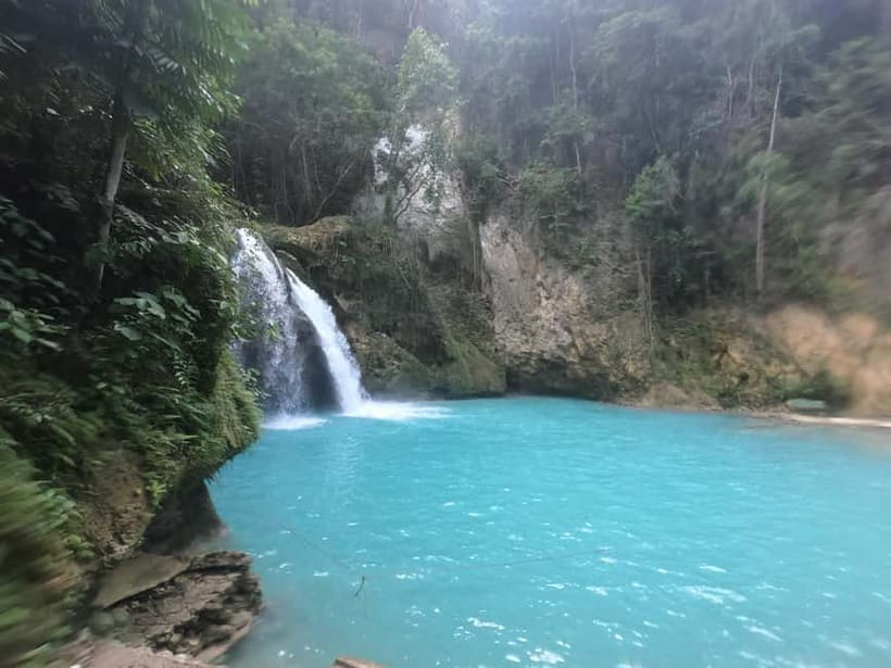 Cebu: Whale Sharks, Kawasan Falls, & Sardines Run Snorkeling - Kawasan Falls: a welcome freshwater break