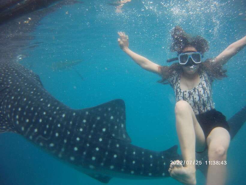 Cebu: Whaleshark Encounter, Tumalog Falls & Sumilon Sandbar - Tumalog Falls after the island