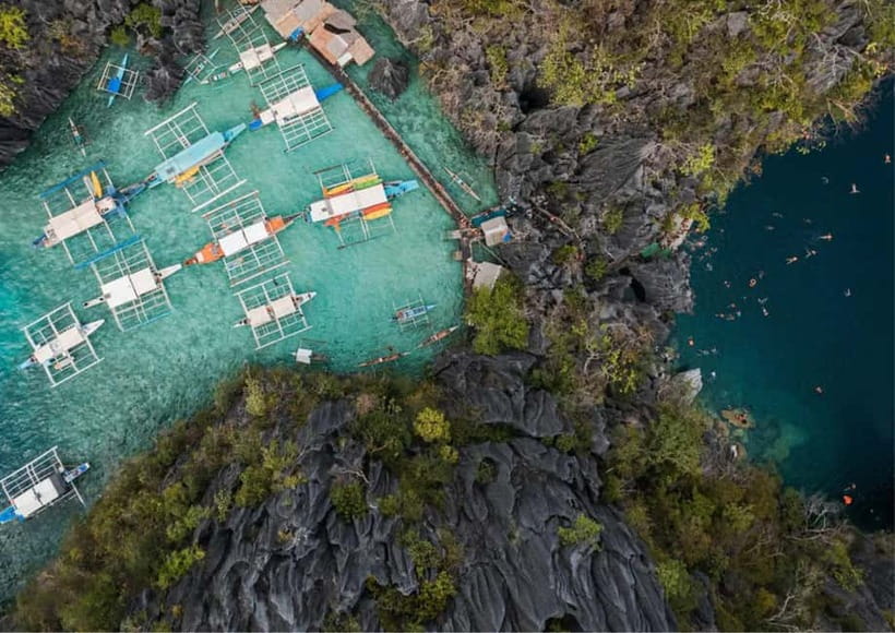 Coron: Island Tour B - Barracuda Lake and its strange warm water