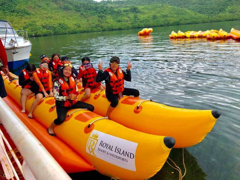 Coron: Watersports Experience - The speedboat ride into open water