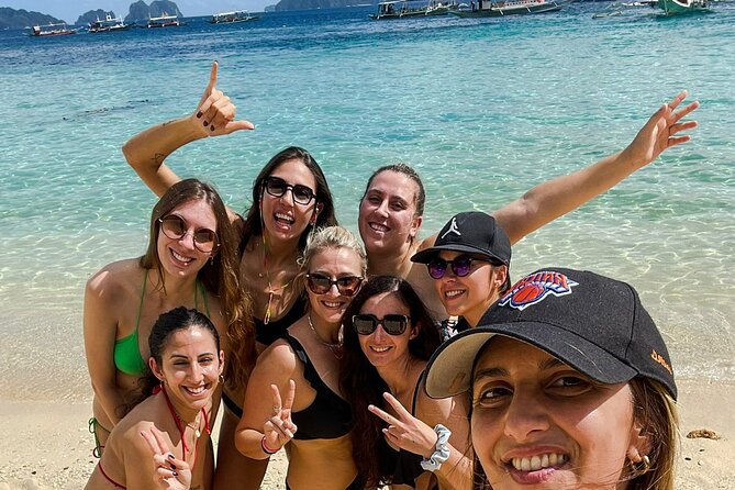 El Nido Full Day Tour C with Buffet Lunch - Hidden Beach: limestone walls and a tight entrance