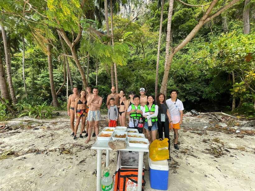 El Nido: Island Hopping and Snorkeling Private Boat Tour C - Talisay Beach brings a quieter swim