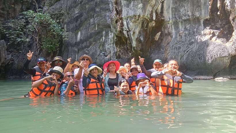 El Nido Island Tour A - Secret Lagoon is small, enclosed, and popular