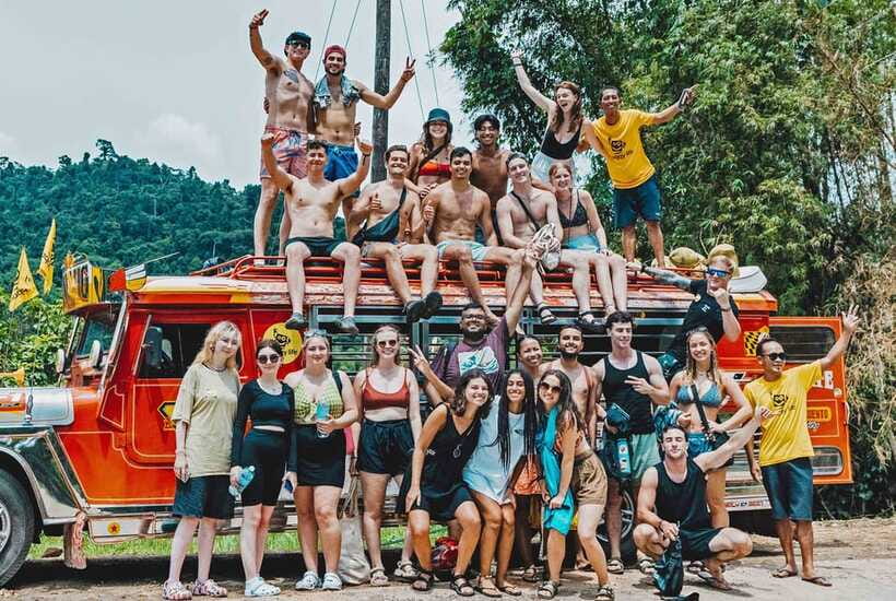 El Nido: Jeepney Adventure Tour with Lunch - Karaoke on the ride back