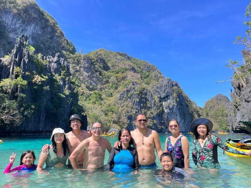 EL NIDO: Private Island Hopping Tour A with BUFFET LUNCH - Payong-Payong Beach offers the quietest pause