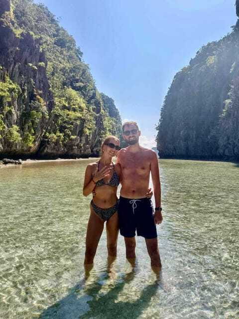 El Nido Private Tour: Adventure with Highlights from A & C - Swimming at Hidden Beach