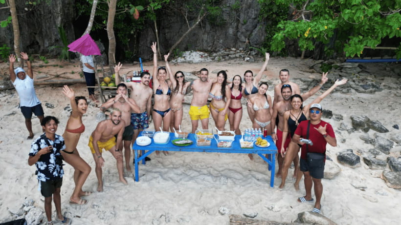 El Nido: Secret Lagoon Island Hopping with Lunch - Shimizu Island and the underwater stops
