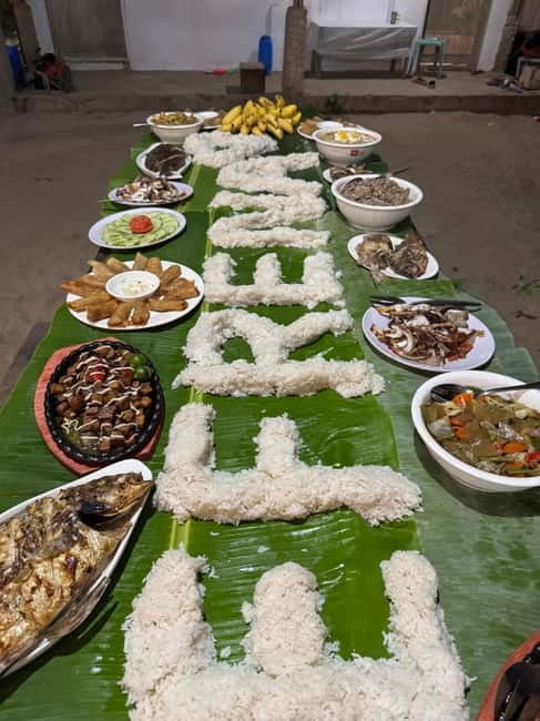 El Nido, Sibaltan: Family Dinner, Bonfire and Karaoke - Filipino Dancing Beside the Bonfire
