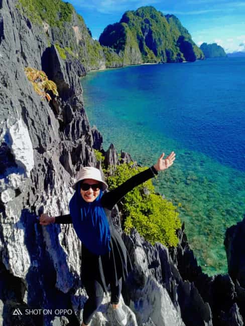 El Nido Tour C: Explore Hidden & Secret Beach Adventure - The boat ride across Bacuit Bay