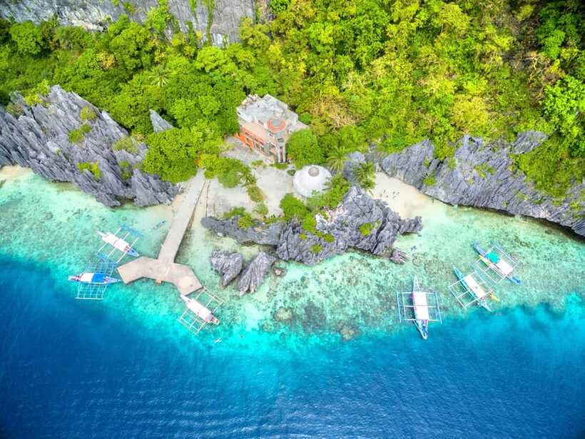 El Nido Tour C (shared tour) - Hidden Beach, a fantasy-like limestone cove
