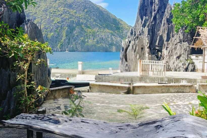 El Nido: Tour C to Hidden Beach, Helicopter Island & More - Talisay Beach is the easygoing beach break