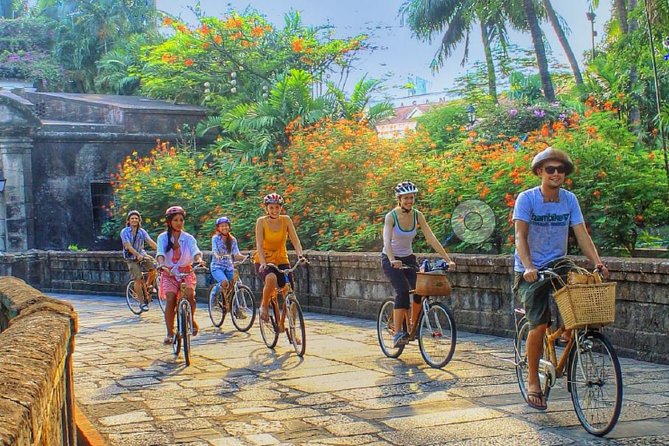 Express Bamboo Bike Tour inside Intramuros - Starting at Casa Manila on Real Street