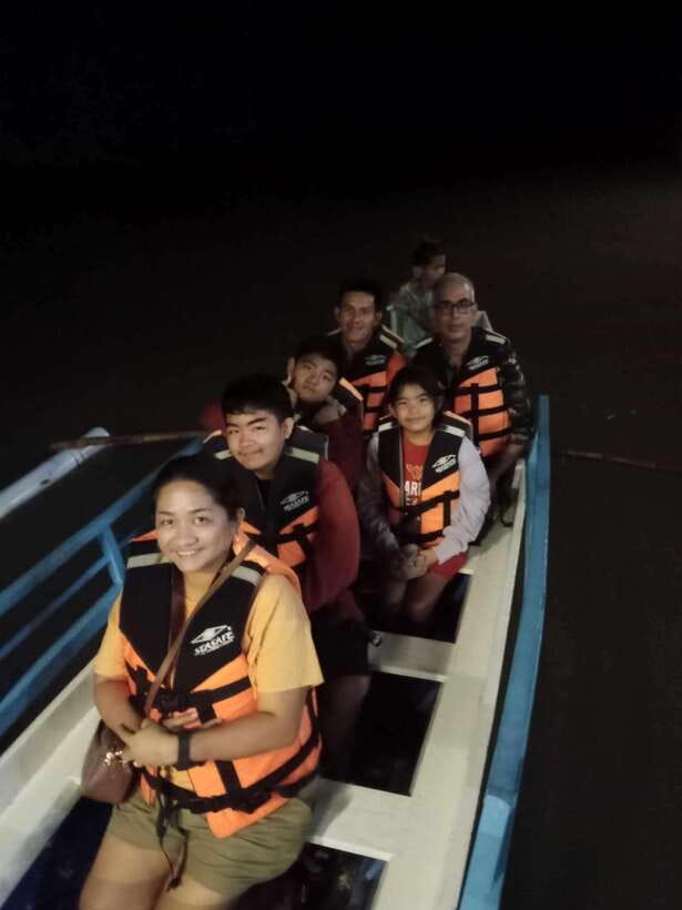 Firefly Watching with Dinner - Watching fireflies from the boat