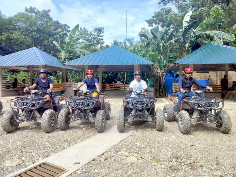 From Boracay: Mainland Off-Road ATV and Zipline Experience - Swimming and kayaking at Nabaoy River