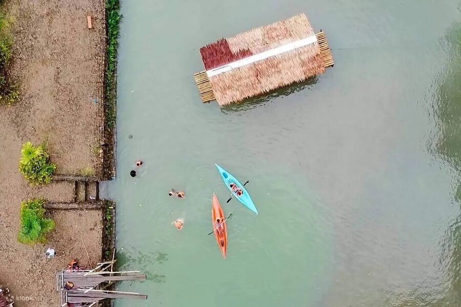From Boracay: Mainland Off-Road ATV and Zipline Experience - The kawa hot bath photo stop