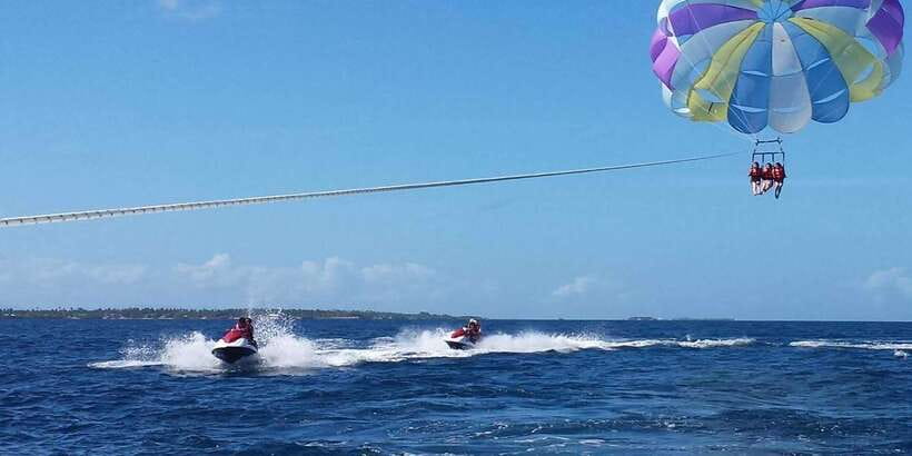 From Cebu: Mactan Island 3 Watersport Activities Tour - Parasailing from 150 to 300 feet