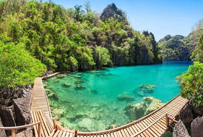 From Coron: Island Hopping Boat Day Trip with Buffet Lunch - The ride along Coron’s limestone coast